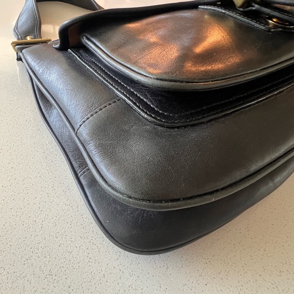 Coach 9340 Legacy Saddlebag, black leather, excellent condition authenticated - Picture 6 of 12